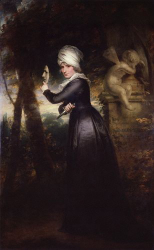 Sarah Siddons nee Kemble 1793  	by William Beechey 1753-1839 	National Portrait Gallery London  NPG5159